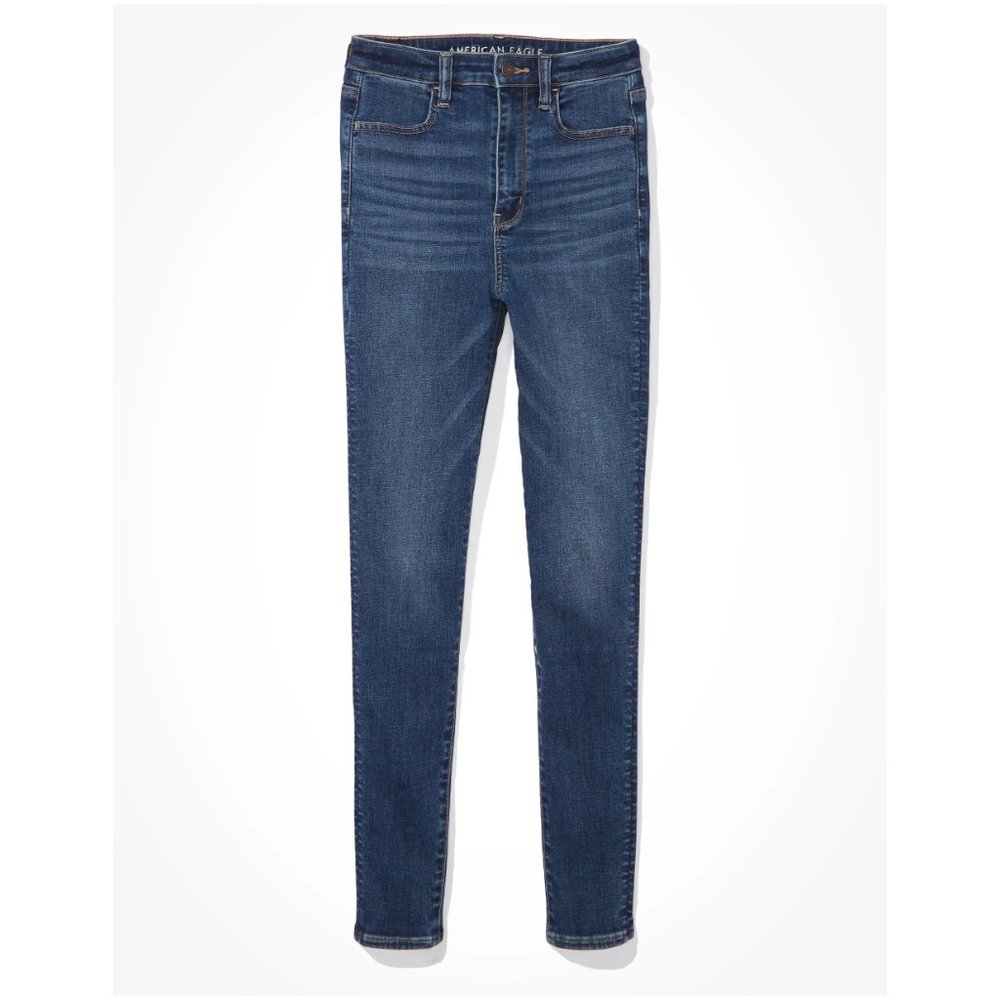 American Eagle AE 360 Ne(x)t Level High Waisted Jegging sz 12 Women's Jeans
